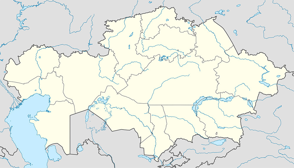 Mappa vuota Kazakistan