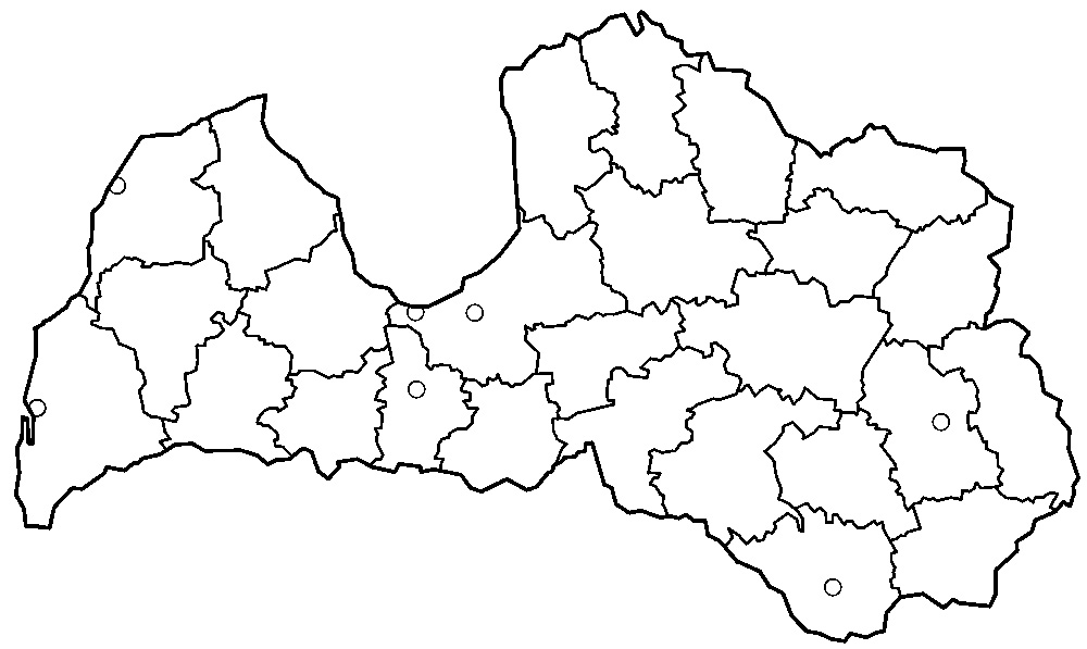 Mappa vuota Lettonia