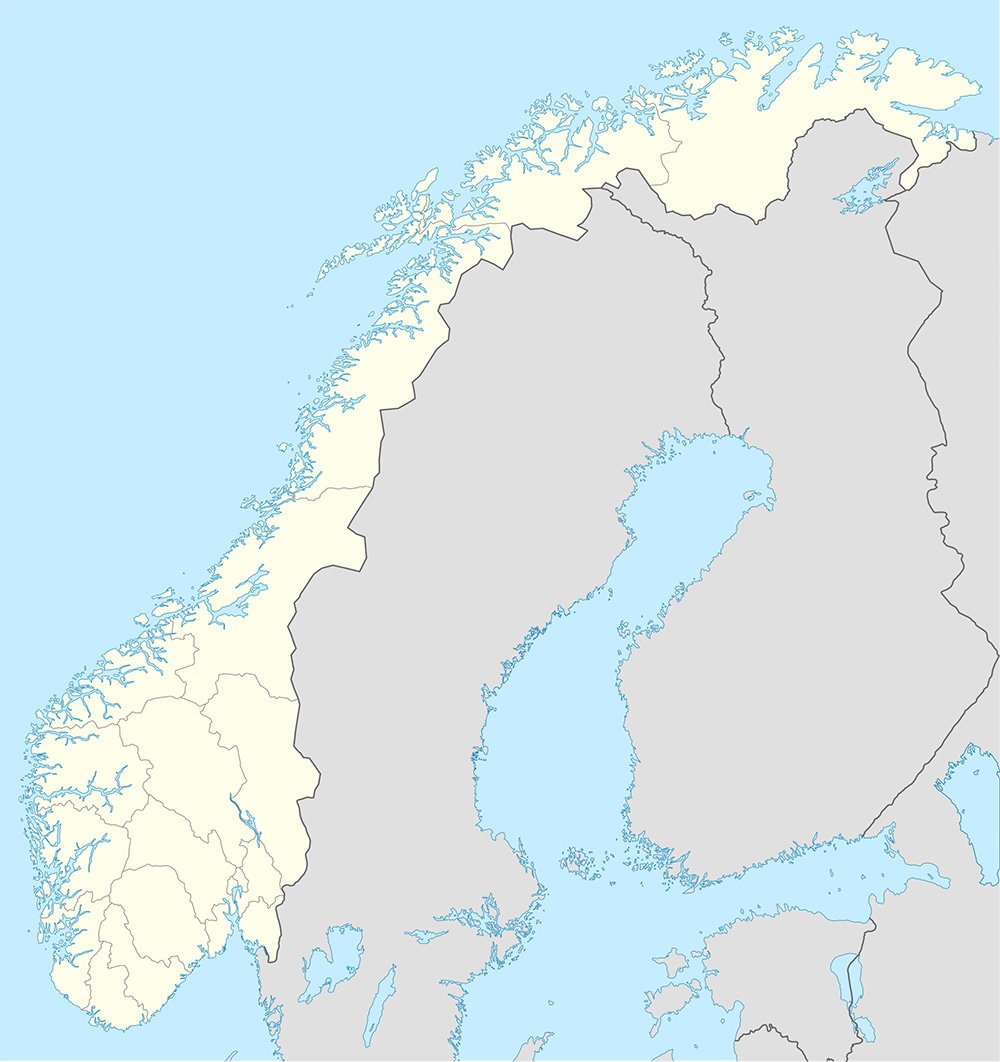 Mappa vuota Norvegia