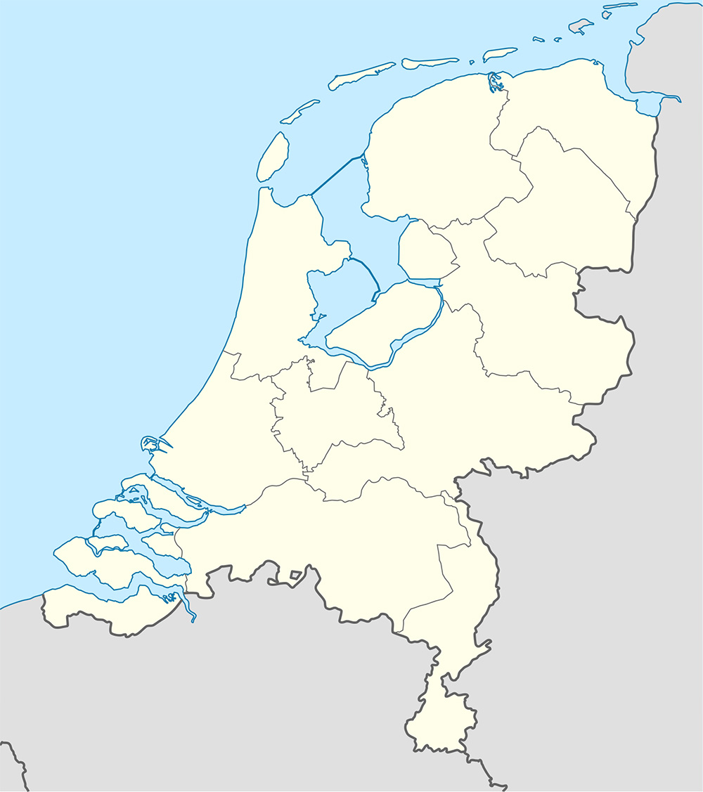 Mappa vuota Paesi Bassi