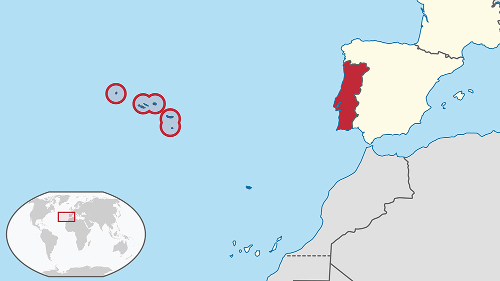 Mappa Portogallo