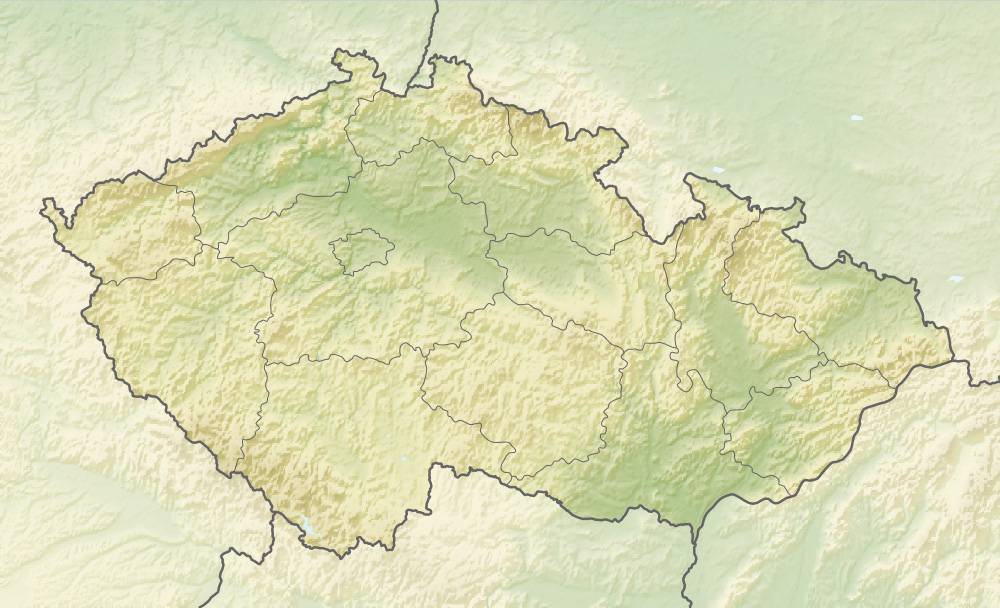 Mappa vuota Repubblica Ceca