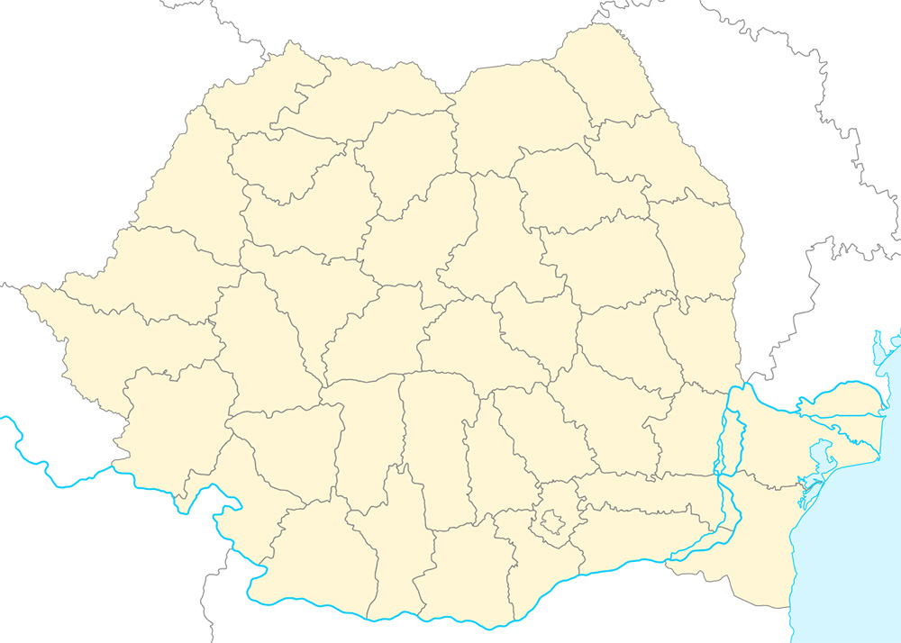 Mappa vuota Romania
