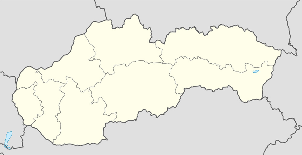 Mappa vuota Slovacchia