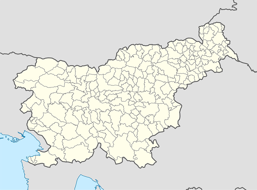 Mappa vuota Slovenia